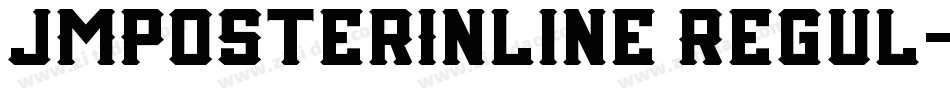 JMPosterInline Regul字体转换